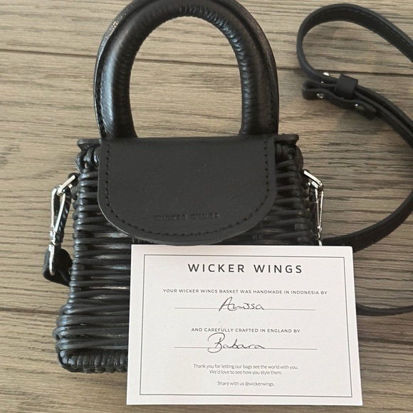Wicker Wings Micro Babing Crossbody Handbag NWT - Picture 16 of 16